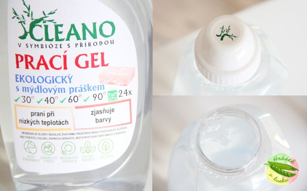 Recenze: Prací gel ekologický s mýdlovým práškem Cleano