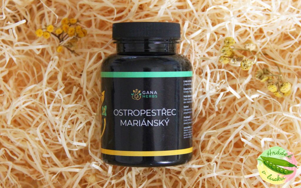 Recenze: Ostropestřec mariánský kapsle od Ganaherbs