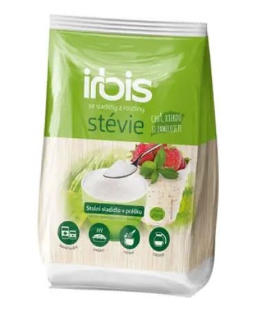 Irbis IRBIS se sladidly z rostliny Stévie stolní sladidlo v prášku 250 g